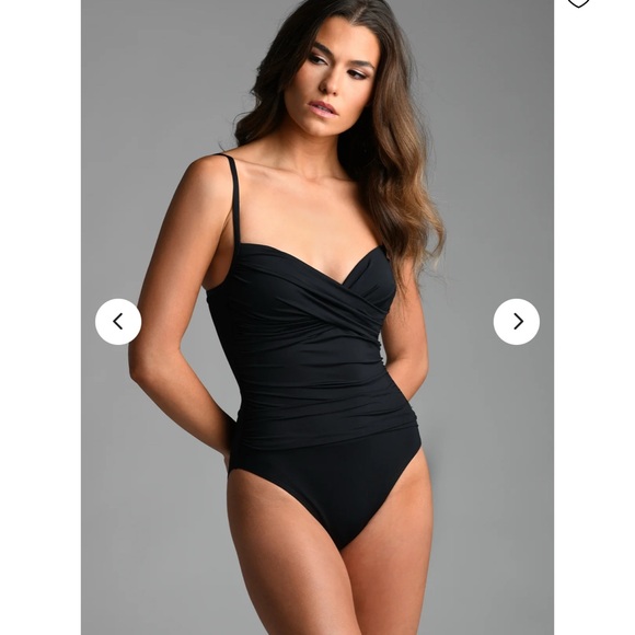 La Blanca Other - NWT La Blanca Women's Black One-Piece Swimsuit Size 16